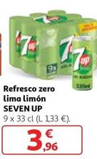Oferta de Seven Up - Refresco Zero Lima Limón por 3,96€ en Alcampo
