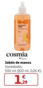 Oferta de Cosmia - Jabon De Manos  por 1,29€ en Alcampo