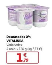 Oferta de Vitalínea - Desnatados 0%  por 1,79€ en Alcampo