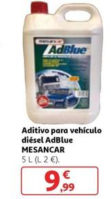 Oferta de Mesancar - Aditivo Para Vehiculo Diesel AdBlue por 9,99€ en Alcampo