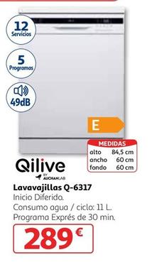 Oferta de Qilive - Lavavajillas Q-6317 por 289€ en Alcampo