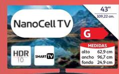 Oferta de Lg - LG TV 43" 43NANO766QA por 397,57€ en Alcampo