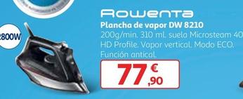 Oferta de Rowenta - Plancha De Vapor  DW 8210  por 77,9€ en Alcampo