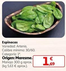 Oferta de Espinacas por 1,69€ en Alcampo