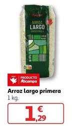 Oferta de Arroz Largo Primera por 1,29€ en Alcampo