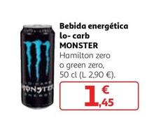 Oferta de Monster - Bebida Energética Lo-Carb por 1,45€ en Alcampo