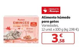 Oferta de Auchan - Alimento Húmedo Para Gatos por 3,58€ en Alcampo
