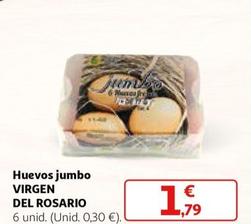 Oferta de Virgen Del Rosario - Huevos Jumbo por 1,79€ en Alcampo