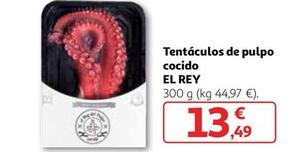 Oferta de El Rey Pulpo - Tentáculos De Pulpo Cocido por 13,49€ en Alcampo