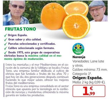 Oferta de Naranjas por 1,99€ en Alcampo