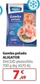 Oferta de Aligator - Gamba Pelada por 7,49€ en Alcampo