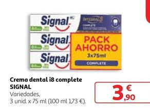Oferta de Crema dental por 3,9€ en Alcampo