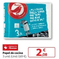 Oferta de Auchan - Papel De Cocina por 2,08€ en Alcampo