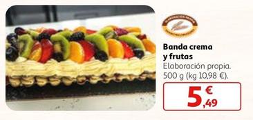 Oferta de Banda Crema y Frutas por 5,49€ en Alcampo