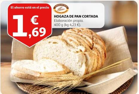 Oferta de HOGAZA DE PAN CORTADA por 1,69€ en Alcampo