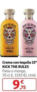 Oferta de Kick The Rules - Crema Con Tequila 15° por 9,75€ en Alcampo