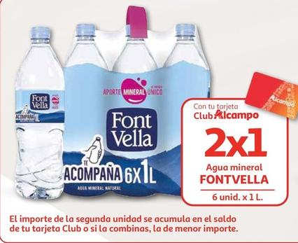 Oferta de Fontvella - Agua Mineral en Alcampo