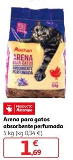 Oferta de Arena Para Gatos Absorbente Perfumada por 1,69€ en Alcampo