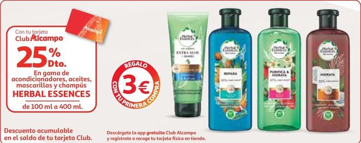Oferta de Herbal Essences - En Gama De Acondicionadores, Aceites, Mascarillas Y Champús por 3€ en Alcampo