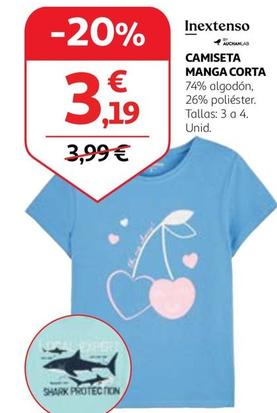 Oferta de Inextenso - Camiseta Manga Corta por 3,19€ en Alcampo