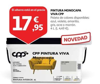 Oferta de Viva Cpp - Pintura Monocapa  por 17,95€ en Alcampo