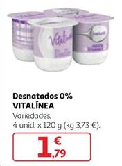 Oferta de Vitalinea - Desnatados 0% por 1,79€ en Alcampo