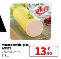Oferta de Aoste - Mousse De Foie-Gras por 13,9€ en Alcampo