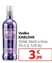 Oferta de Karlova - Vodka por 3,99€ en Alcampo