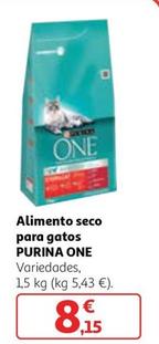 Oferta de Purina One - Alimento Seco Para Gatos por 8,15€ en Alcampo