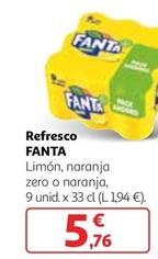 Oferta de Fanta - Refresco por 5,76€ en Alcampo