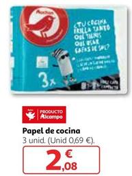 Oferta de Auchan - Papel De Cocina por 2,08€ en Alcampo