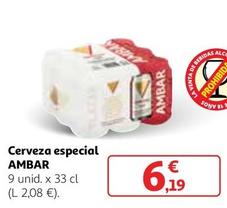 Oferta de Ambar - Cerveza Especial por 6,19€ en Alcampo