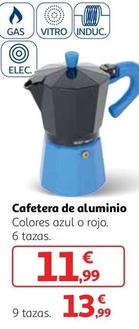 Oferta de Cafetera De Aluminio por 11,99€ en Alcampo