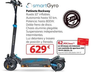 Oferta de Smartgyro - Patinete Rockway por 629€ en Alcampo