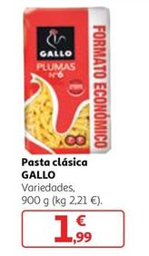 Oferta de Gallo - Pasta Clasica por 1,99€ en Alcampo