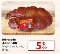 Oferta de El Moreno - Sobrasada  por 5,99€ en Alcampo