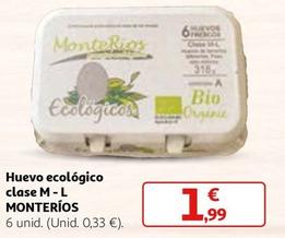 Oferta de Monterios - Hueva Ecologico Close M-L por 1,99€ en Alcampo