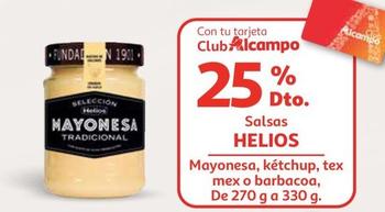 Oferta de Helios - Salsas por 3€ en Alcampo