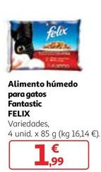 Oferta de Purina - Alimento Húmedo Para Gatos Fantastic Felix por 1,99€ en Alcampo