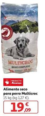 Oferta de Alimento Seco Para Perro Multicroc por 19,09€ en Alcampo