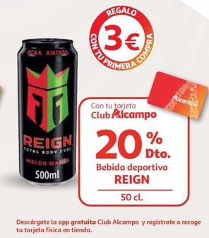 Oferta de Reign - Bebida Deportiva en Alcampo
