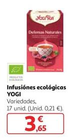 Oferta de Yogi Tea - Infusiónes Ecológicas por 3,65€ en Alcampo