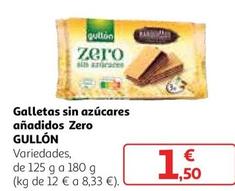 Oferta de Gullón - Galletas Sin Azúcares Añadidos Zero por 1,5€ en Alcampo