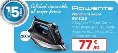 Oferta de Rowenta - Plancha De Vapor Dw 8210 por 77,9€ en Alcampo