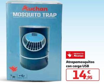 Oferta de Atrapamosquitos Con Carga Usb por 14,95€ en Alcampo