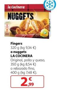 Oferta de La Cocinera - Fingers O Nuggets por 2,99€ en Alcampo