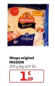 Oferta de Mission - Wraps Original por 1,69€ en Alcampo