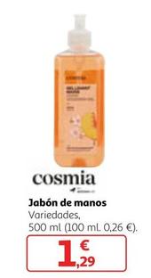 Oferta de Cosmia - Jabon De Manos por 1,29€ en Alcampo