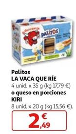 Oferta de La Vaca Que Ríe - Palitos por 2,49€ en Alcampo
