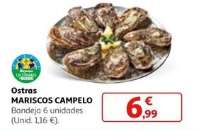 Oferta de Mariscos Campelo - Ostras por 6,99€ en Alcampo